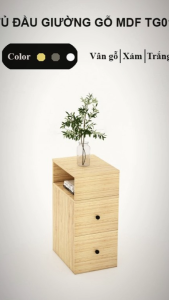 FREESHIP HCM - Tủ Đầu Giường Tab Đầu Giường Gỗ MDF Tatana TG018 - có thiết kế theo yêu cầu