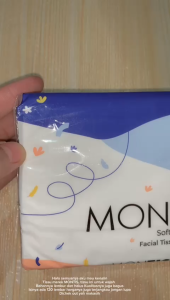 Tisu Wajah Montis 120s 2ply /  Mini Facial Tissue Montiss 120 Sheets 2 Ply
