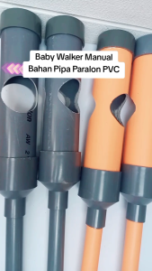 ALAT LATIHAN BERJALAN PVC  PARALON MANUAL POROS GALON   MANUAL BAHAN PREMIUM TEBAL AW