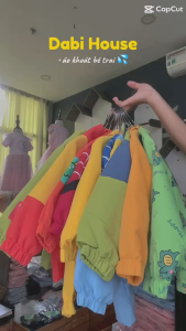 Áo khoác gió trẻ em 2 lớp có nón phối màu chất liệu dù cotton thiết kế chống nắng mưa nhẹ cho bé đi học áo pokemon hoạt hình Disney