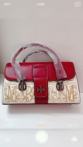 WN-A602/113 - Summer Messenger Portable Embroidered National Style Leather High-end Sense Wedding Bag