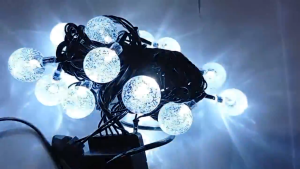 Attar28 Lampu Tumblr Bulat Bola Cristal Warna Warni Hias Natal LED Tumbler RGB