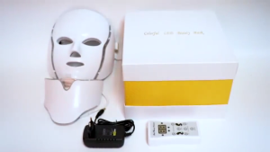 SKYLUX foreverlily 7 Colors Light LED Facial Mask With Neck Skin Rejuvenation Anti Acne Photon Therapy Whitening Tightening Instrument