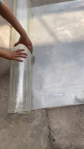 (Khổ cao 1m x Dài 10m x dày 8zem ) Tôn nhựa phẳng lấy ánh sáng che nắng che mưa mái sân vườn