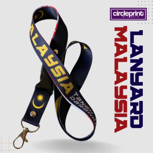 D1 Lanyard Design Malaysia with Buckle and Silver Lobster Hook 4 different colour