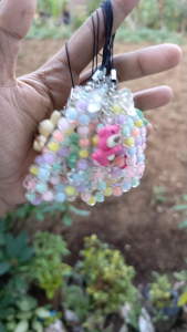 Tali Gantungan Kunci / HP Custom Nama Aesthetic Lucu Unik Seri Boneka Coklat