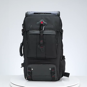 Beg ransel luaran besar kapasiti lelaki pelbagai fungsi beg ransel bernafas pelbagai poket untuk perjalanan mendaki perkhemahan