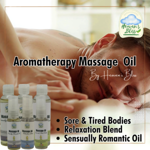 HEAVENS BLISS SENSUALLY ROMATIC AROMATHERAPY MASSAGE OIL