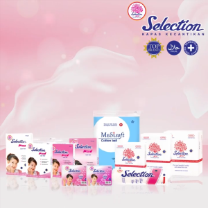 Selection Kapas Facial Cotton Kotak 50gr || Kapas Selection Kotak Lembut || Kapas Kotak BPOM
