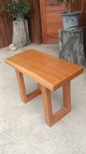 ม้านั่งไม้เต็งแผ่นเดียว ม้านั่งสนาม ม้านั่งยาว เก้าอี้ไม้ เก้าอี้ยาว ม้านั่งกลางแจ้ง เก้าอี้สนาม Bench Chair Wood