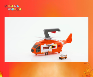 Matchbox Rescue Helicopter Set เฮลิคอปเตอร์กู้ภัย รุ่น HXM74