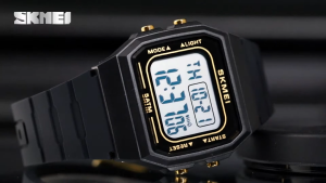 Jam Tangan Digital Kotak Pria Wanita Simpel SKMEI 1683 Original Water Resist