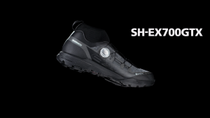Sepatu Cleat MTB Shimano EX7GTX SH-EX700GTX Black Heart of Cyclist
