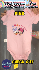 BabyZoom Baby Cotton Cartoon Bodysuit Onesie Infant Romper Newborn Clothes Babies Jumpsuit Outfit 0-12m Free Shipping Baby OOTD