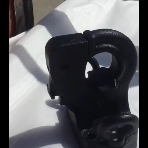 ปากนกแก้วตุ้มลากเรือลากรถพ่วงสำหรับติดกันชนเหล็กออฟโรด Hook with Hitch Ball ปากนกแก้วธรรมดา สลักล๊อกตัวยู