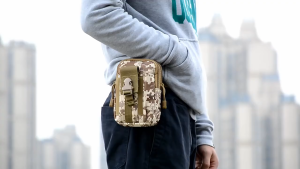 Tas Pinggang Mini Tactical Waistbag Army Look
