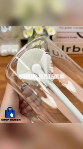 SHOP RAISER Foldable/No Dead Ends]Three In One Long Handled Cleaning Cup Brush