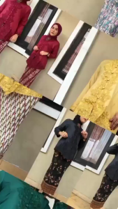 Kebaya Bordir Encim Senada Lengan Panjang TERLARIS