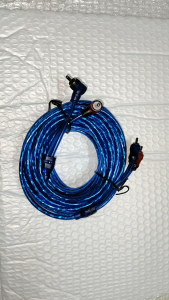 Dây Cáp AV Âm Thanh 4 Đầu Bông Sen - Dây RCA chiều dài dây các loại Cho Loa Sub Xe Hơi chất lượng cao. giá 1 cái