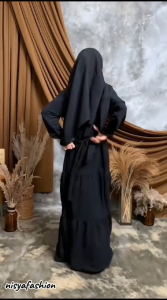 GAMIS cringkle ANAK perempuan 6-16 tahun remaja tanggung fashion muslim kids girl susun premium