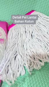 Refill Pel Lantai Katun BOOM BOOM CLEAN | Mop Refil Original | Pel Lantai Isi Ulang | Kain Pel Cotton