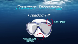 Tusa Freedom Ceos Diving Mask M212QB Snorkeling Scuba Diving