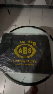 PLASTIK HITAM MERK ABS UK.40 TEBAL GOOD QUALITY