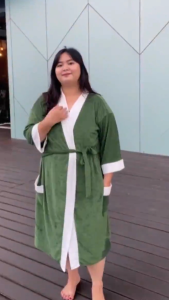 Kimono Handuk Dewasa Jumbo Maks BB 80 Kg // Tenun Woll Adem
