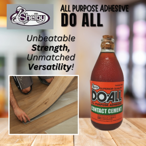 EMJ Do-All Shelby All Purpose Adhesive Contact Cement - Super Dikit for Vinyl Tiles Shoes Crafts and More 350cc Bottle