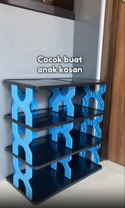 Tabitha Hedonia - Tempat Penyimpanan Sepatu Silang Rak Sepatu X Tempat Sepatu Minimalis Rak Sendal