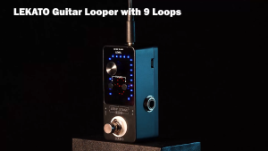 LEKATO Looper Guitar Pedal 9 Loops 40 Minutes Recording Time Unlimited Overdubs Guitar Loop Pedal Tuner Pedal