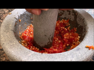Stone Mortar And Pestle 13cm/14.5cm/16cm/17.5cm/19cm | Lesung Batu