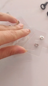 Cantolan Holder Gantungan Casing HP Plastik Mika Bening Universal / Kartu Kecil Phone Chain PH C1106