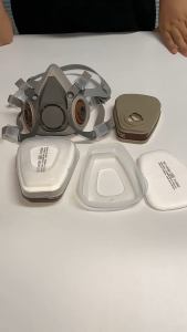 TaffGUARD Masker Gas Half Mask Respirator KN95 - 6200