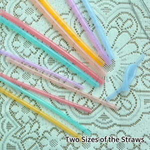 6pcs Reusable Silicone Straws Extra Long Flexible Replacement Straws for Tall Travel Mug A Cleaning Brush Included