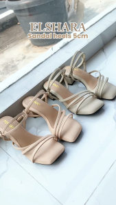 Pennay Elshara Sandal Wanita Heels / Hak 5 Cm