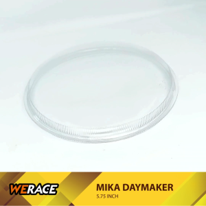 WERACE MIKA KACA LAMPU DEPAN 5.75 INCH REFLEKTOR BILED CB GL MP NINJA TIGER ANTI PELURU BENING CEMBUNG DOT SAE PNP