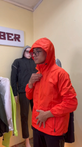 Saiber Jaket Olahraga Wanita Lengan Panjang Hijab Sport Untuk Fitness Sport