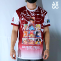 AXGG " One Piece - Granblue Fantasy " Luffy Gear 5 / Zoro / Usopp/ Jinbei / Sanji / Brook / Nami / Chopper / Robin / Franky Anime T-Shirt. 
