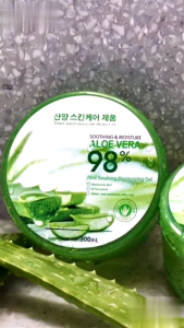 【Flash】Aloe Vera Soothing Gel 300 ml เจลว่านหางจระเข้ อโล เวล่า ซูทติ้งเจล สกัดจากว่านหางจระเข้แท้ 100% mask