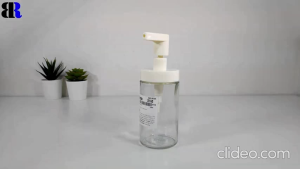 838 - Dispenser Kaca Sabun Mandi Cuci Piring Cair Tabung Kaca 200 ml Soap Dispenser