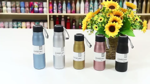 550ml Leakproof Stainless Steel Double Wall Flask Insulated Hot & Cold Vacuum Water Cup with Carry Handle / Botol Air