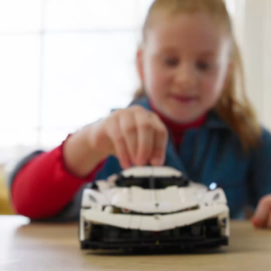 LEGO Technic 42184 Koenigsegg Jesko Absolut White Hypercar (801 Pieces)