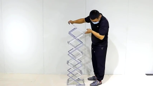 ชั็นวางแคตตาล็อก ชั้นวางนิตยสาร ชั้นวางโบรชัวร์A4 Catalog Stand PH 25*155cm ยืนแสดงโฆษณา