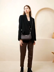 Coâćh_ของแท้ 100% Teri กระเป๋าสะพายไหล่ กระเป๋าใต้วงแขนผู้หญิง CA548 CA209 CA173