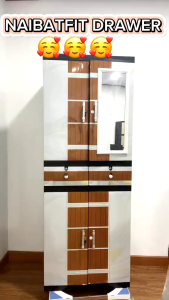 LEMARI PLASTIK NAIBA JUMBO LACI 9724 FULL RAK [NABFIT]