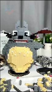 SMY Nano Block My Neighbor Totoro Mainan Anak Bricks Education Toys Balok Susun Puzzle Animasi 3D