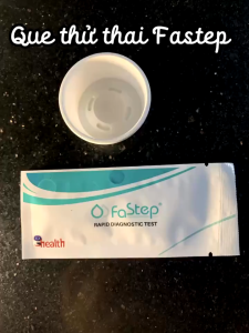 Que Thử Thai HCG Phát Hiện Sớm Fastep Kim Minh Gói Đơn