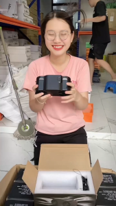 Quạt điều hòa mini 2 luồng gió gắn thắt lưng hoặc đeo cổ công suất cao F10 Pin 20.000 mah làm mát nhanh và thời gian sử dụng lên đến 24h