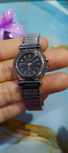 Đồng hồ nữ SCRIPT d&acircy chun sang trọng second hand si nhật- đ&atilde qua sử dụng